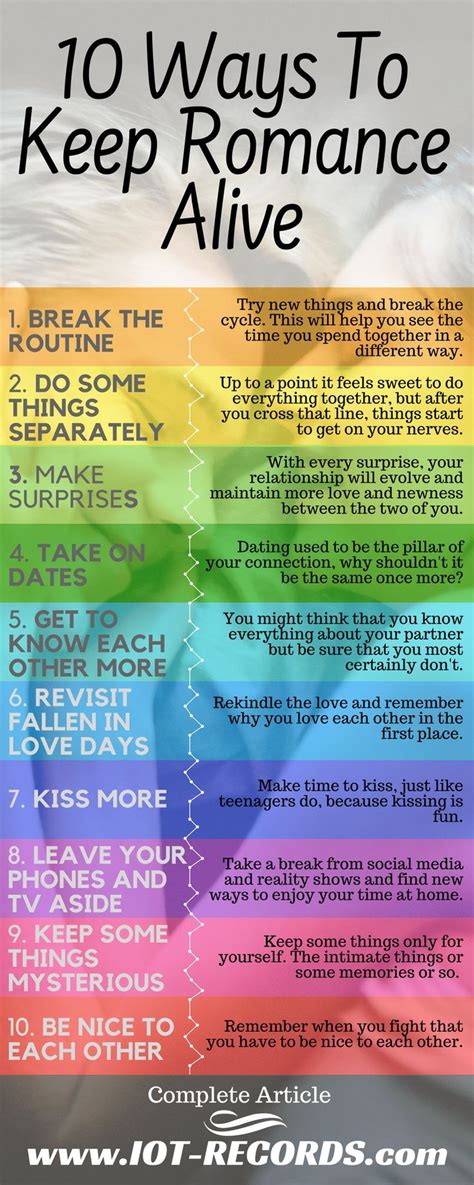 10 Ways To Keep Romance Alive Alive Quotes Romance Marriage Help