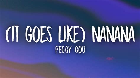 Peggy Gou It Goes Like Nanana Lyrics Youtube