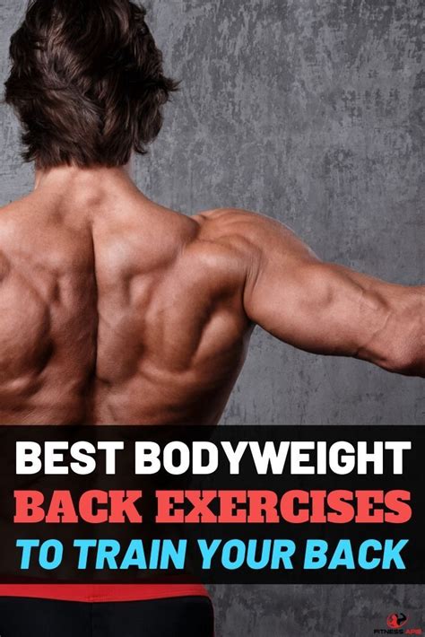 Bodyweight Back Exercises Back Exercises Body Weight Exercise