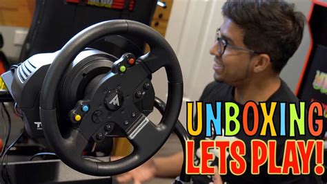 Unboxing And Lets Play Thrustmaster Tmx Pro 200 Racing Wheel