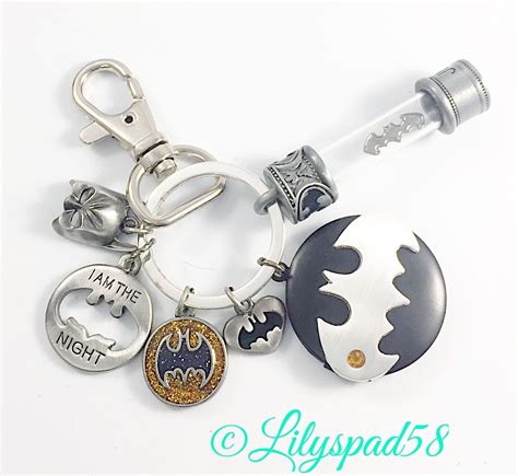 Thousands of customers shop our site daily to find the perfect cufflinks, men's gifts and accessories from around the world. Batman Accessory, Handmade Keyrings, Unique Keychain ...