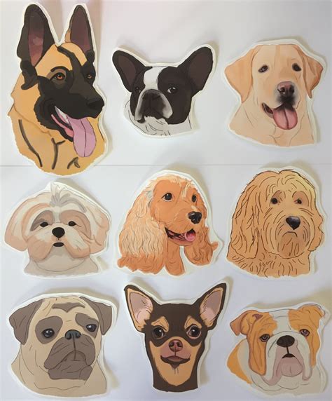 Dog Sticker Pack Etsy