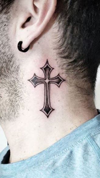 Share 78 Cross Tattoo On The Neck Ineteachers