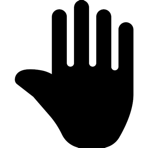 Hand Left Icon Vector Download Free 3