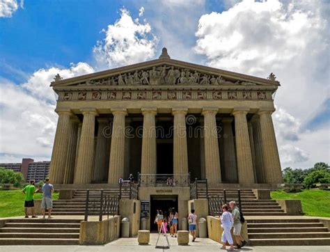 Nashville Tn Usa Centennial Park The Parthenon Replica Museum