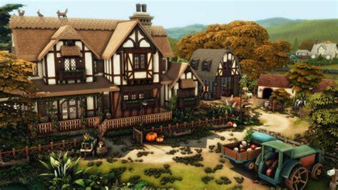 Farm House By Plumbobkingdom At Mod The Sims 4 Lana Cc Finds