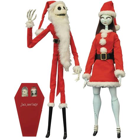 Diamond Select Toys Nightmare Before Christmas Santa Jack And Sally