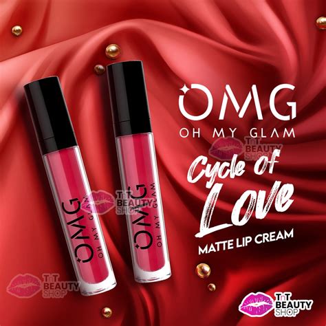 Jual Omg Oh My Glam Matte Kiss Lip Cream Cycle Of Love Edition 35gr