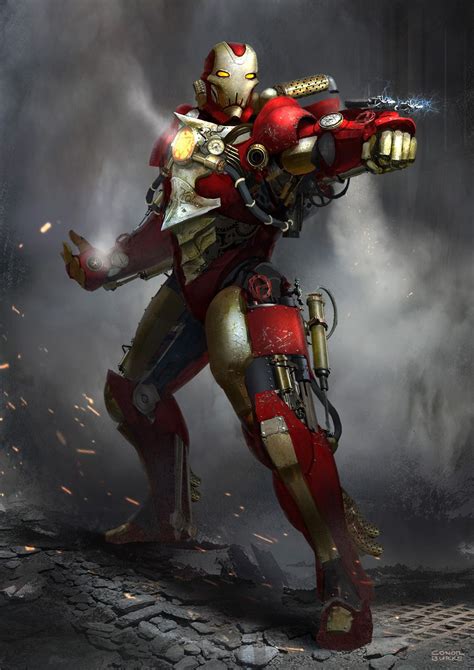 Emporioefikz Steampunk Iron Man By Mac Tire Steampunk Iron Man