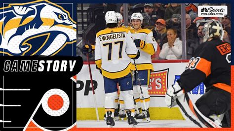 Point Streak Comes To An End With Flyers Loss To Predators Nbc