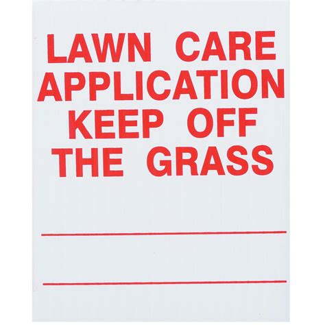 Gemplers Indiana Lawn Pesticide Application Signs