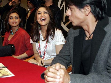 Preity Zinta Rani Mukherjee And Shah Rukh Khan The King Of Bollywood