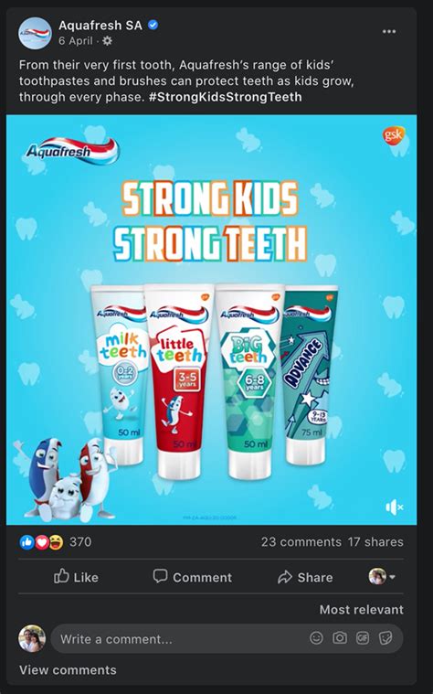 Digital Campaign Aquafresh Kids On Behance