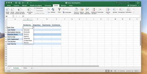 Como Hacer En Excel Una Lista Desplegable Dadas Images