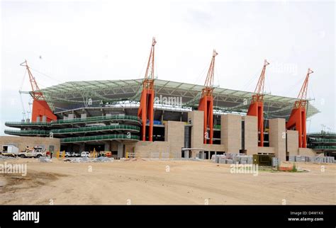 Exterior View On The Construction Site Of Mbombela Stadium In Nelspruit