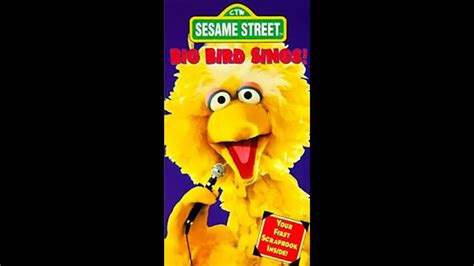 Sesame Street Big Bird Sings Youtube