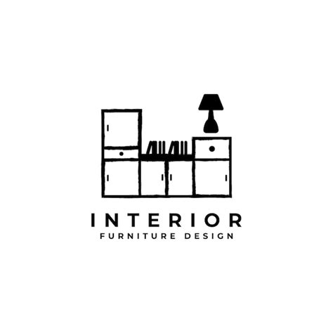 Premium Vector Furniture And Interior Design Logo Concept