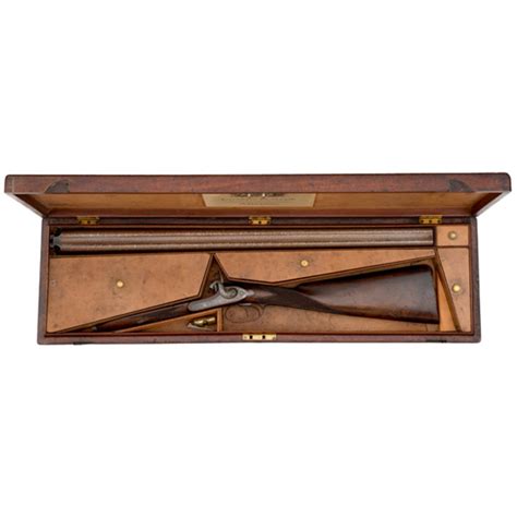 Cased English Percussion Double Barrel Hammer Shotgun By Charles Hot Sex Picture