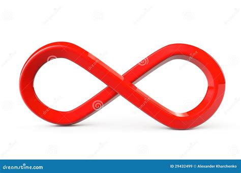 Red Infinity Symbol Stock Illustration Illustration Of Abstract 29432499