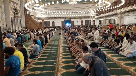 مشاهد روحانية رائعة صلاة التهجد من مسجد الحصري بـ6 أكتوبر فيديو وصور
