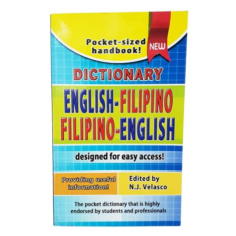 Dictionary English Filipino And Filipino English Department Store Csi