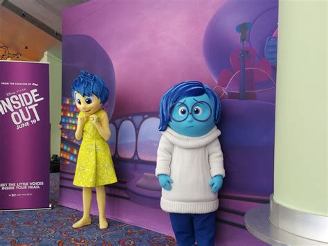 behind the thrills pixar s inside out characters premiere exclusively for disney parks blog