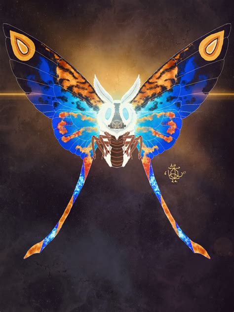 Titanus Mosura Mothra Queen Of The Monsters Framed Print Fanart Etsy