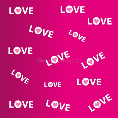 Pink Love Background Stock Vector Illustration Of Pink 84732534