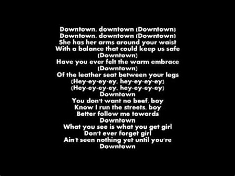 MACKLEMORE & RYAN LEWIS - DOWNTOWN Lyrics - YouTube