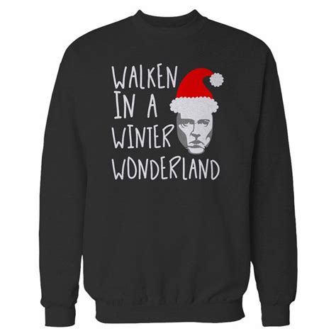 Christopher Walken In A Winter Wonderland Crewneck Sweatshirt