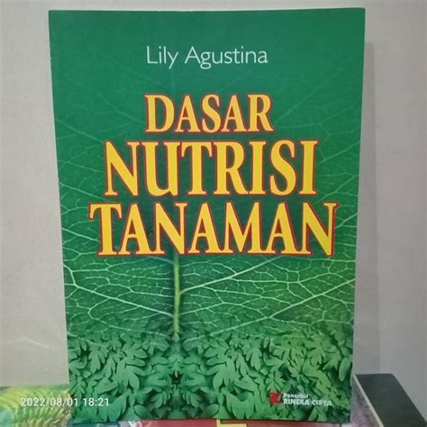 Jual ORI BUKU DASAR NUTRISI TANAMAN Karangan By Lily Agustina TERLARIS