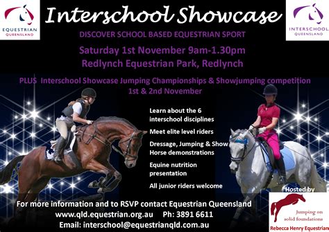 Interschool Showcase Interschool Showcase Championships And Showjumping