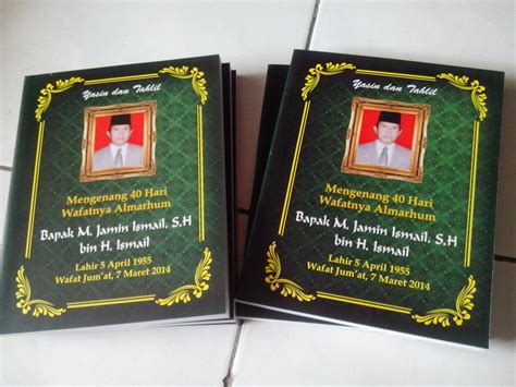 Yasin aqiqah, yasin custommade, yasin dan tahlil, yasin murah. cetak buku yasin softcover | Cetak Sablon Merchandise ...