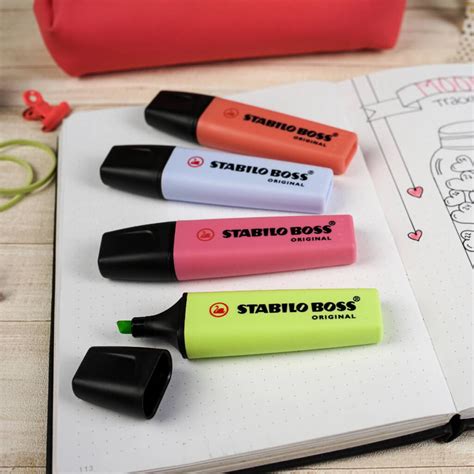 Set 4 Destacadores Stabilo Boss Pastel New Colors — Hobby Lovers