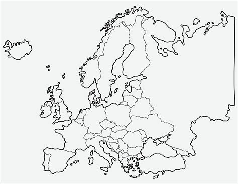 Dibujo A Mano Alzada Del Mapa De Europa 5353681 Vector En Vecteezy