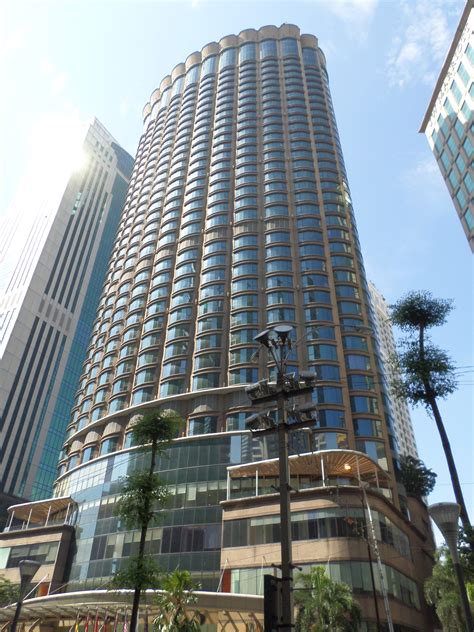 Don't let the plain, drab external appearance of the hotel fool you. File:The Westin Kuala Lumpur Hotel.jpg - Wikimedia Commons