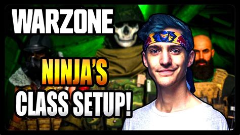 Ninjas Custom Loadout In Warzone Ninja Warzone Class Setup Youtube