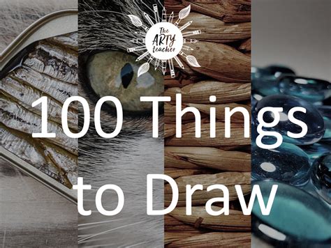Anime is a popular animation and drawing style that originated in japan. What Can I Draw? - 100 Objects to Draw - The Arty Teacher