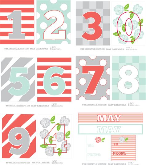 Kiki Creates April And May Calendar Free Download