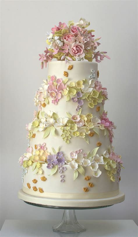 Beautiful Cake Cake With Flowers Pretty Cake Wedding