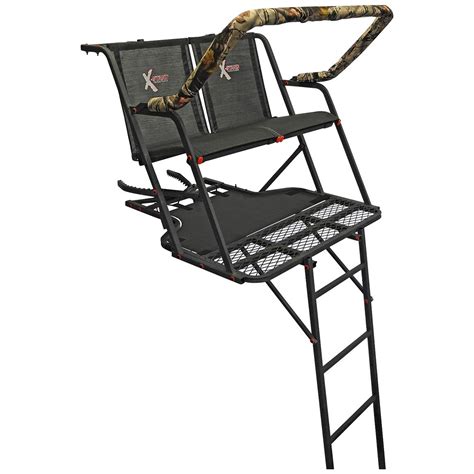 X Stand Outback 16 Ladder Tree Stand 2 Person 663944 Ladder Tree