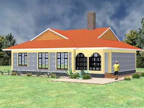 Low Budget Modern 3 Bedroom House Design In Kenya