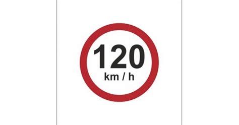 120 Kmh Sign Chapter 8 Road Works Warning Signs