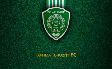 Download Wallpapers Akhmat Grozny Fc 4k Logo Russian Football Club