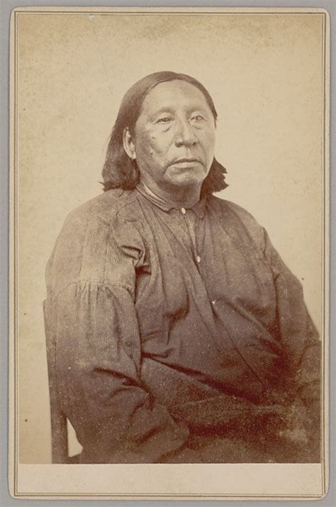 Portrait Of Chief Little Raven Wearing Blanket 1867 75 Native