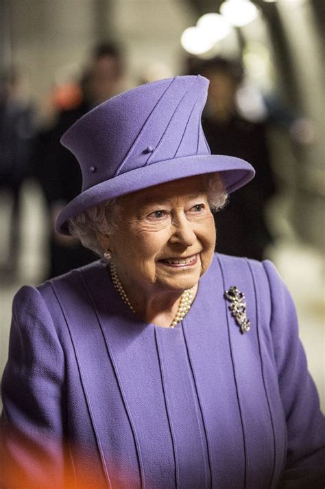 Queen Elizabeth And Her Purple Hat Are Having The Best Day Ever Queen