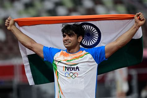 neeraj chopra wins india 1st ever athletics gold in olympics this 3 yr old post pinned on