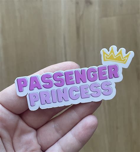 Passenger Princess Sticker Laptop Sticker Water Bottle Etsy