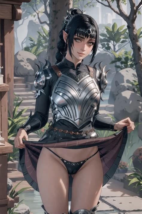 Shadowheart Showing Her Panties Rule AI Art