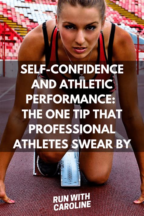 Self Confidence And Athletic Performance The One Tip That Professional